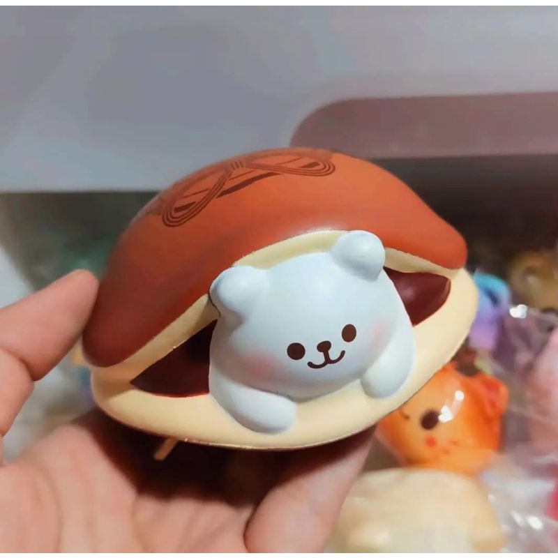Squishy Ibloom Marmo dorayaki ori (lengkap box dan collector guide) - flashsale squishy ibloom murah