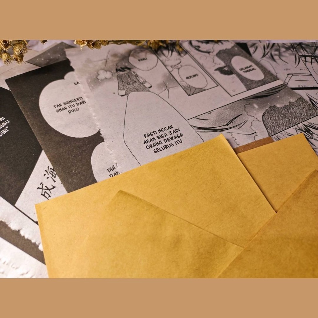

kertas vintage journaling / kerta komik / journaling