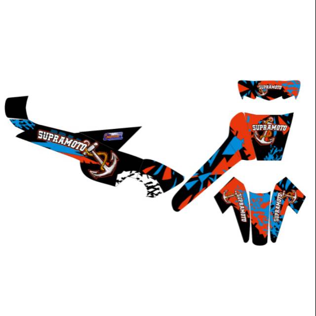 Decal supra x 100 lama FULLBODY