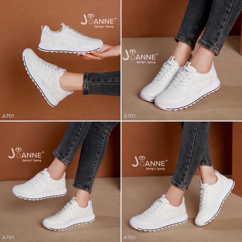 RESTOCK! [ORIGINAL] JOANNE Leather Sneakers Shoes Sepatu Wanita #A701