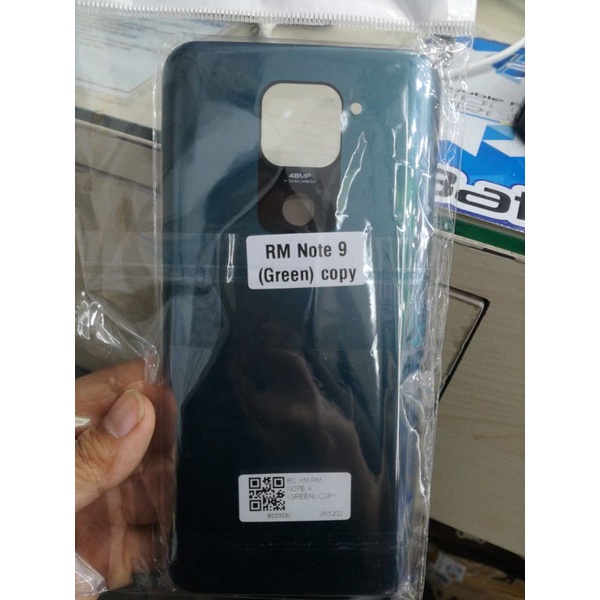 Backdoor redmi note 9 green