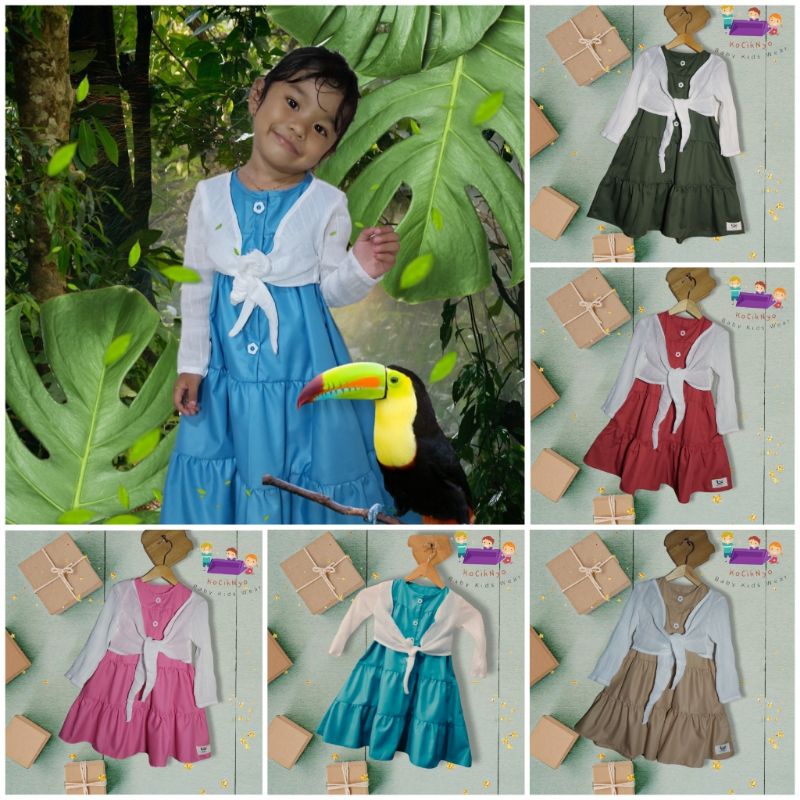Dress Anak Perempuan / Baju Anak Perempuan / Dress Bolero