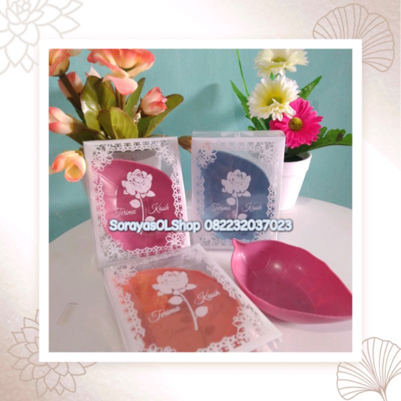 souvenir mangkok daun kemas mika(lokal)