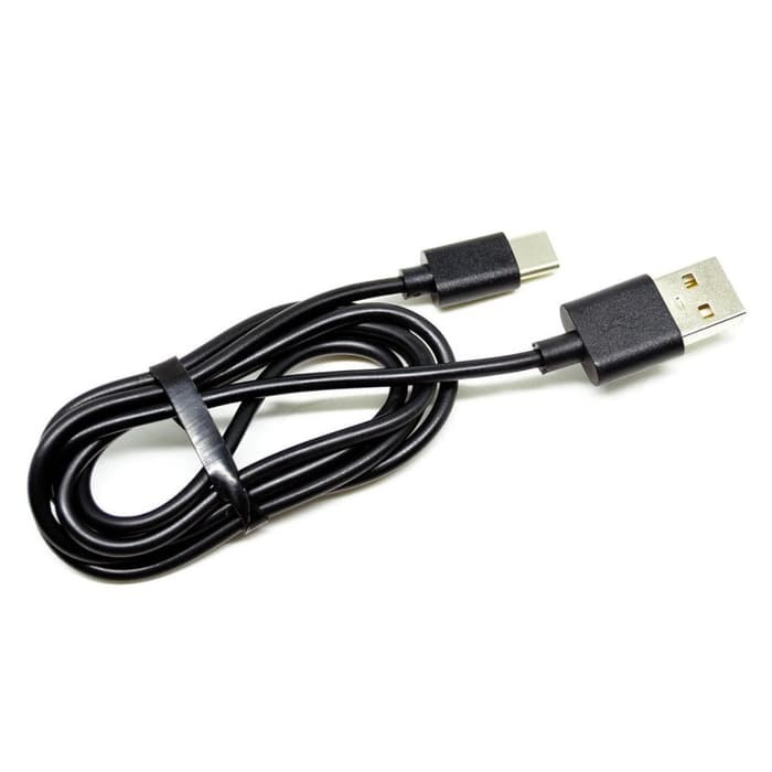 Kabel Charger Data Round USB Type C Tipe C USB 2.0 Data Cable 1 Meter