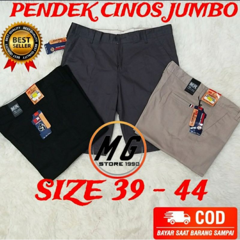 CELANA PENDEK CHINO JUMBO BIG SIZE PRIA LAKI LAKI