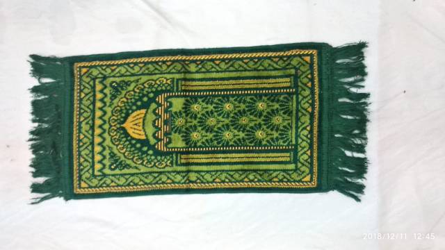 Sajadah muka traveling size 26cm x 46cm