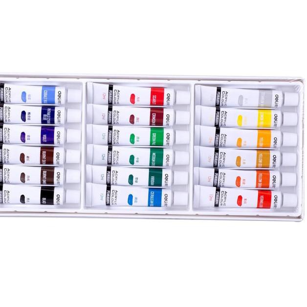 

Harga Murah!!-753 Deli cat akrilik 18 warna, cepat kering dan halus 73857