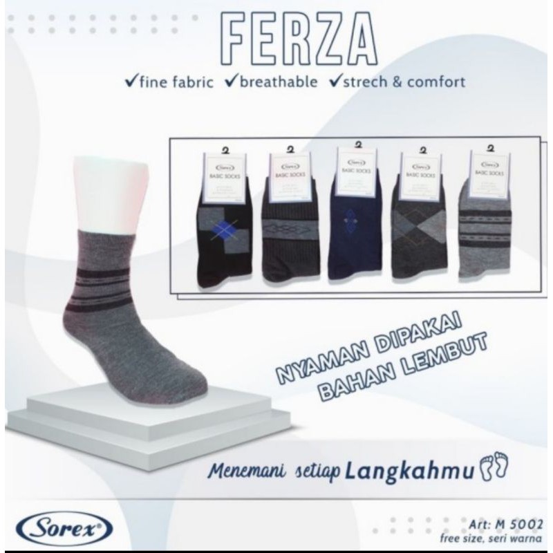 Kaos kaki pria dewasa Sorex M5001 - M5002 - M5003