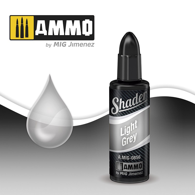 

AMIG0856 : Light Grey - SHADER Ammo Mig