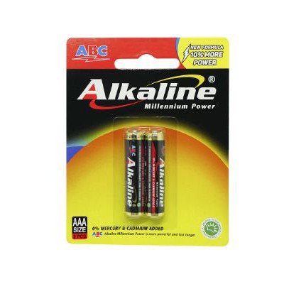 Alkaline LR03 /AAA / Baterai Alkaline AAA Isi 2 / ABC Alkaline Ukuran AAA 2 Pcs / Baterai Alkaline