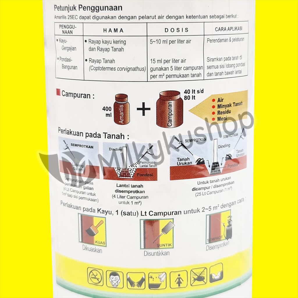 AMARILIS 25 EC 400 ML TERMITISIDA PESTISIDA OBAT RAYAP