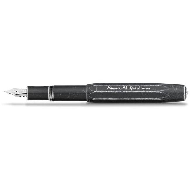 

READY KAWECO AL SPORT STONEWASHED FOUNTAIN PEN - BLACK TERLARIS ---Terbaru---