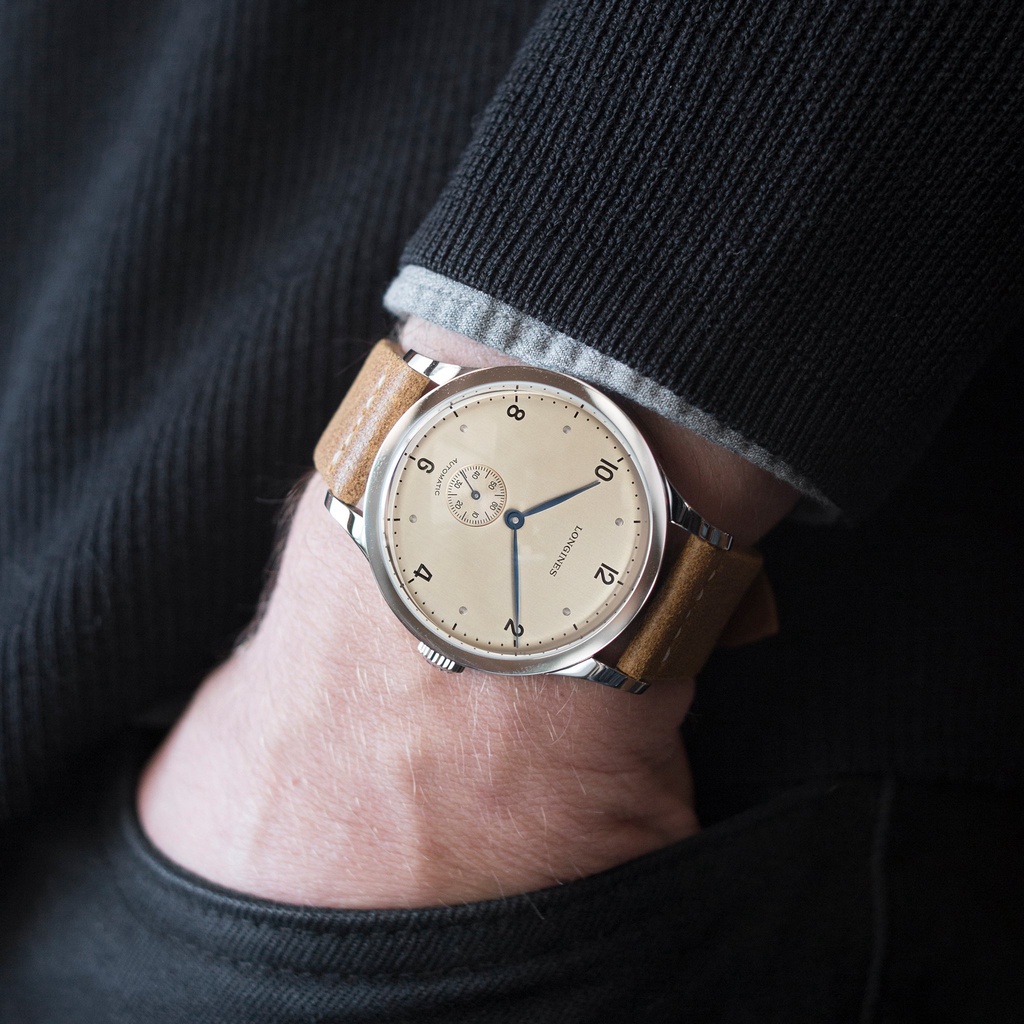 WristWatch LONGINES Heritage 1945 Automatic Copper Dial Men's Watch