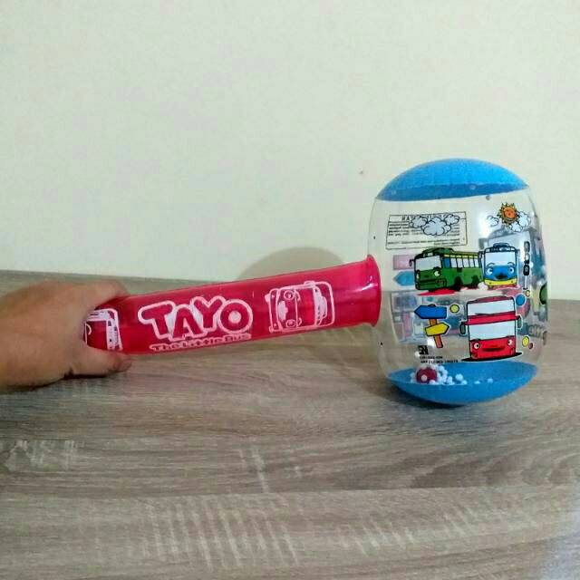 Mainan Tiup Balon palu Bulat Tiupan Angin