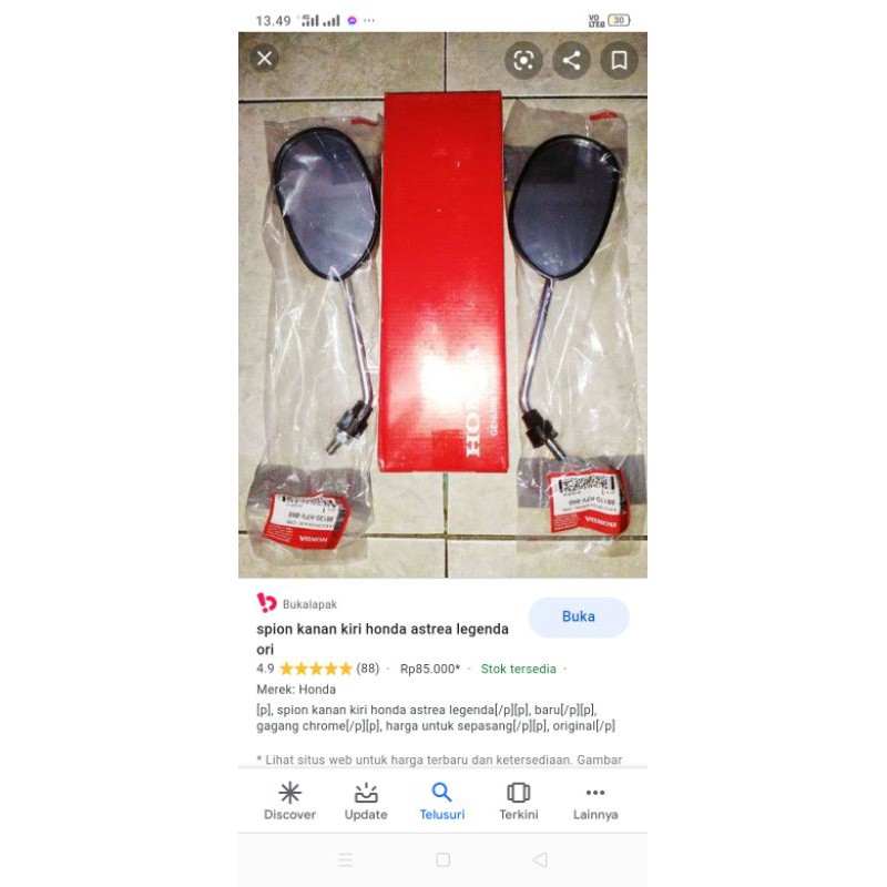 spion legenda gagang chrome