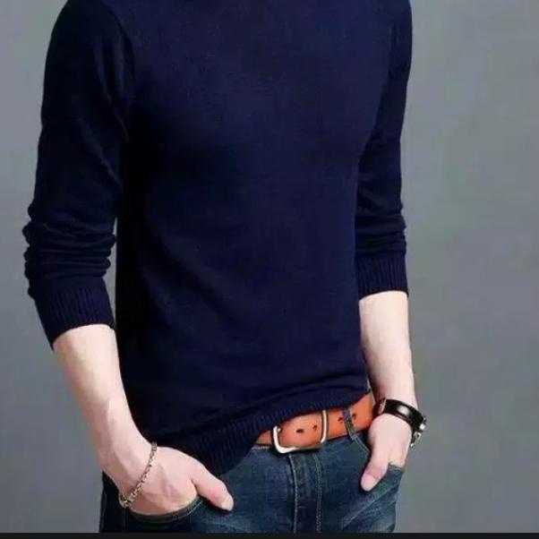 UK XL XXL SWEATER TURTLENECK PRIA/SWEATER RAJUT/SWEATER RAJUT MODEL TURTLENECK/BAJU LEHER PANJANG/BA