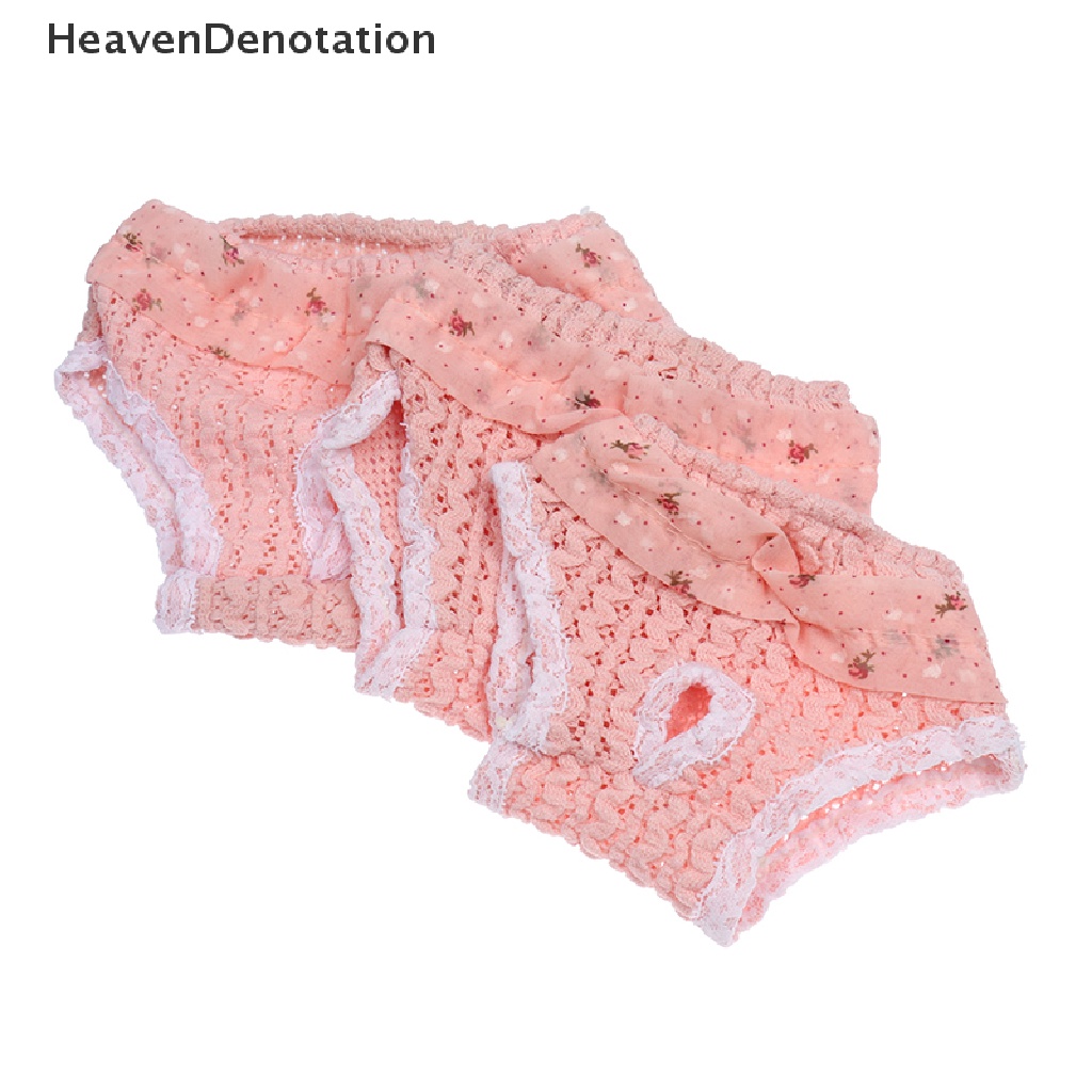 [HeavenDenotation] 1Pc Dog Diaper Physiological Pants Sanitary Panties Washable Female Dog Panties