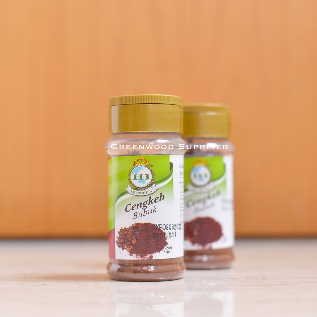 

Cengkeh Bubuk / Ground Cloves Powder - 40G (Brand Djelita 113)