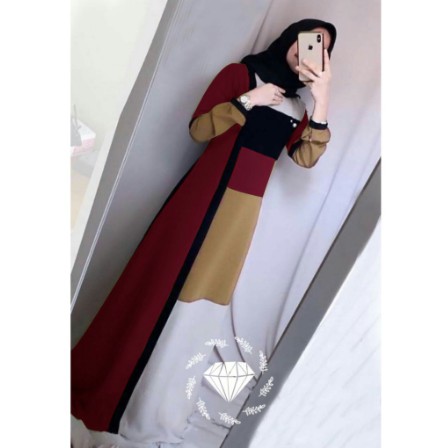 AMARILIS SERIES 2 URFIMUTIYARO / Gamis busui trendy / baju lebaran murah terbaru terlaris 2021