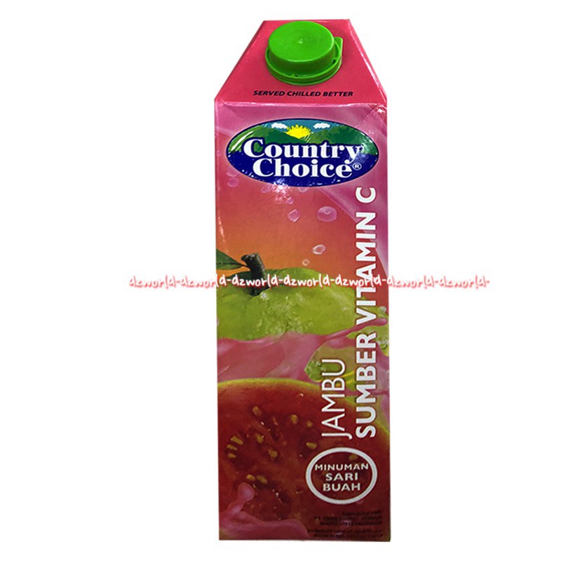 Country Choice 1L Jeruk Apel Mangga Buah Jambu Minuman Sari Buah Fruit UHT Siap Minum