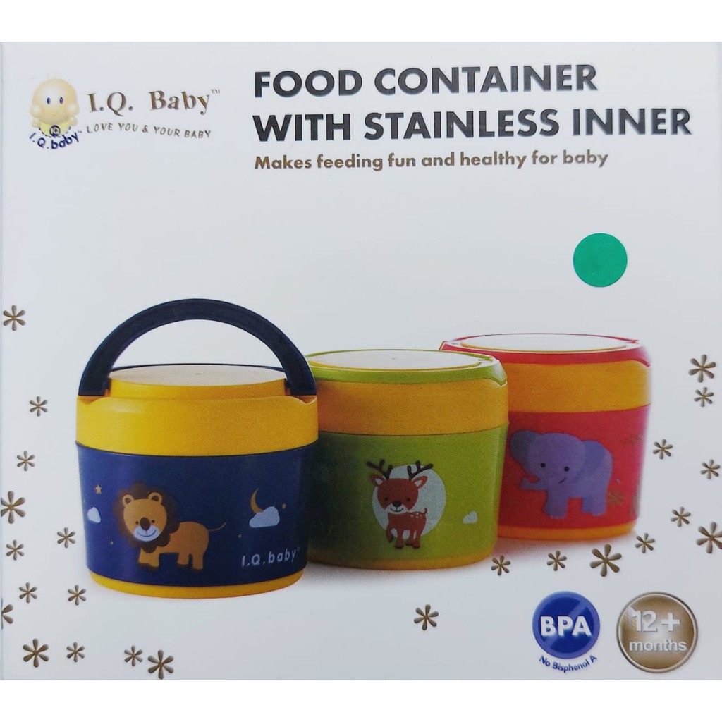 IQ Baby Food Container Stainless Tempat Makan - IQ-152