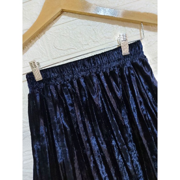 ROK PLISKET BLUDRU 7/8 // ROK BLUDRU IMPORT// VELVET BLUDRU ROK// ROK ANDIN