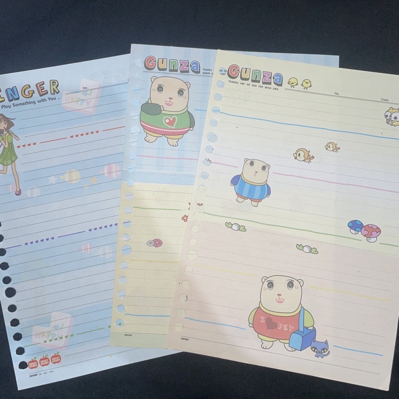 

Kertas Isi Binder Gunza and Ginger By Joyko