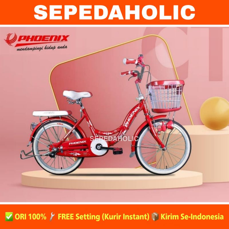 [EKA JAAYA SEPEDA] Sepeda Keranjang Dewasa MINI PHOENIX 99 Ukuran 20 24 26 Inch Perempuan