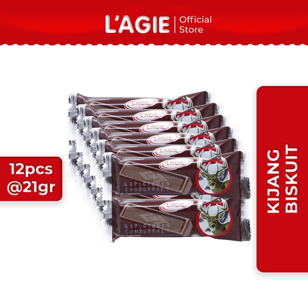 

Lagie Coklat Biskuit Animal Series Kijang 12pcs @21gr