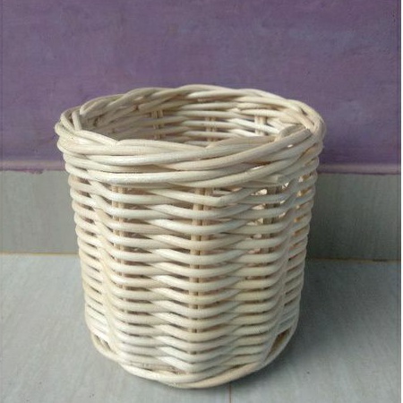keranjang rotan bulat parcel sovenir murah ukuran 15 X 15 X 15 cm