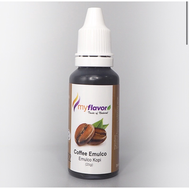 

my flavor emulco coffee halal 25gr/ perasa kopi halal
