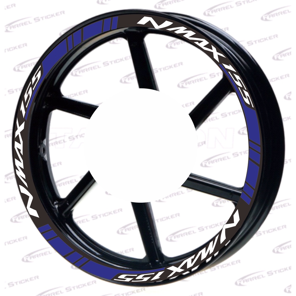 Stiker Velg Motor Yamaha NMAX Cutting Sticker Termurah