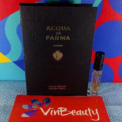 Vial Parfum OriginaL Acqua Di Parma Leather EDP 1.5 ml For Unisex Murah