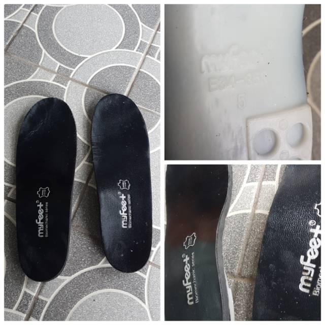 Alas kaki sepatu insole MY FEET size 5 fit to kaki ukuran 38-39