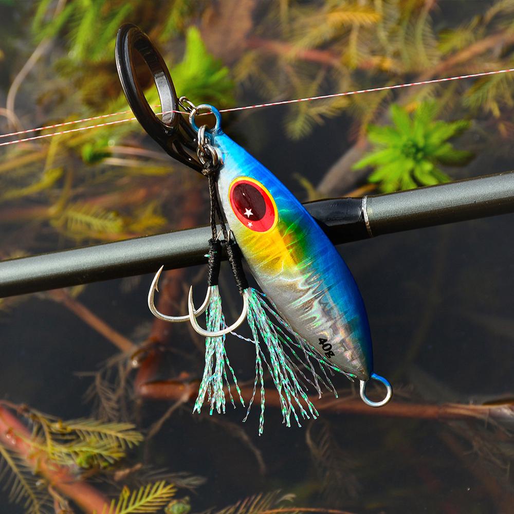 Umpan Pancing Logam Bulu Warna Warni Top 10g 20g 30g Lead Casting