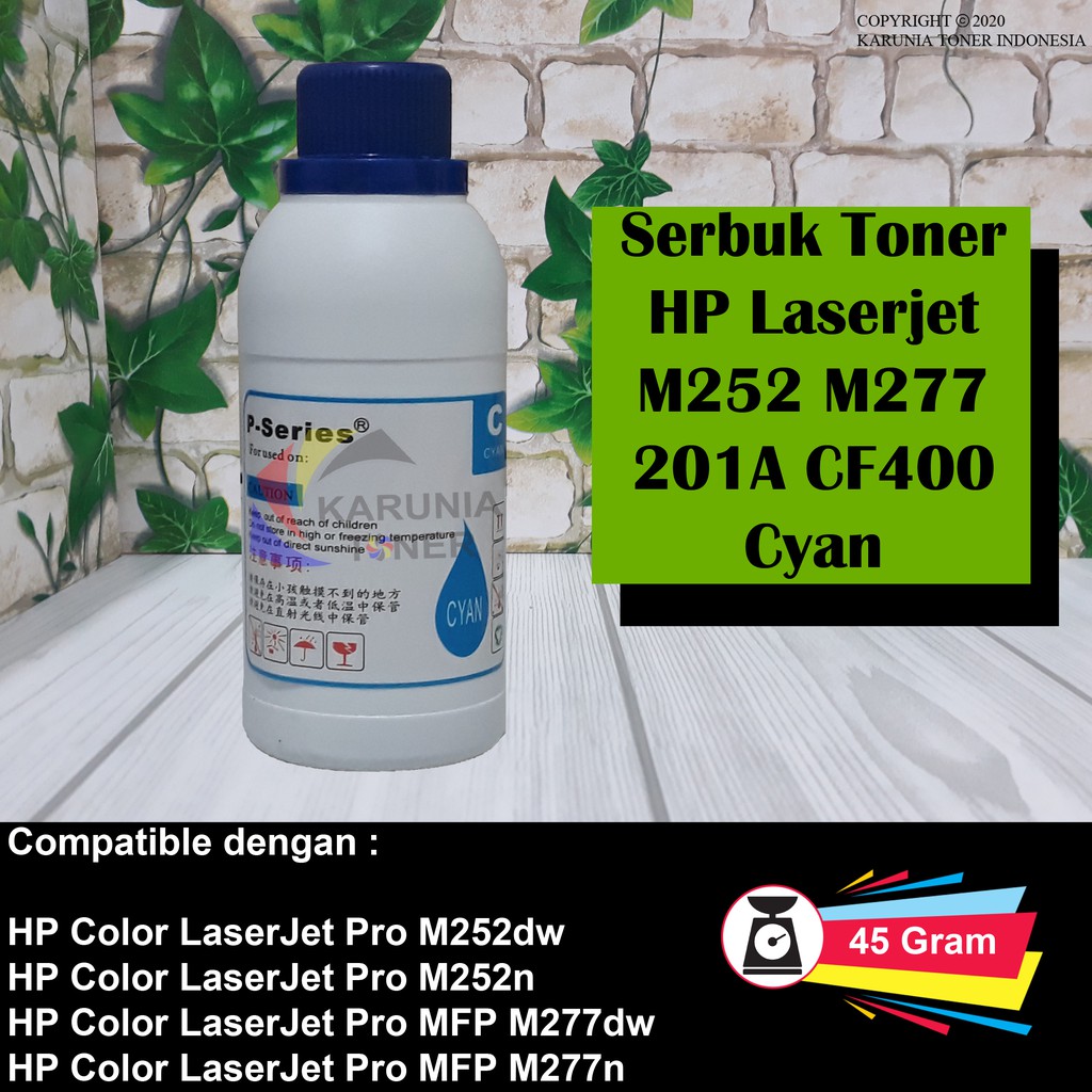 Serbuk Toner Plus Chip HP Laserjet Color CF201A 201A M252 M252DW M277N CF401A CF403A CF402A CF400A