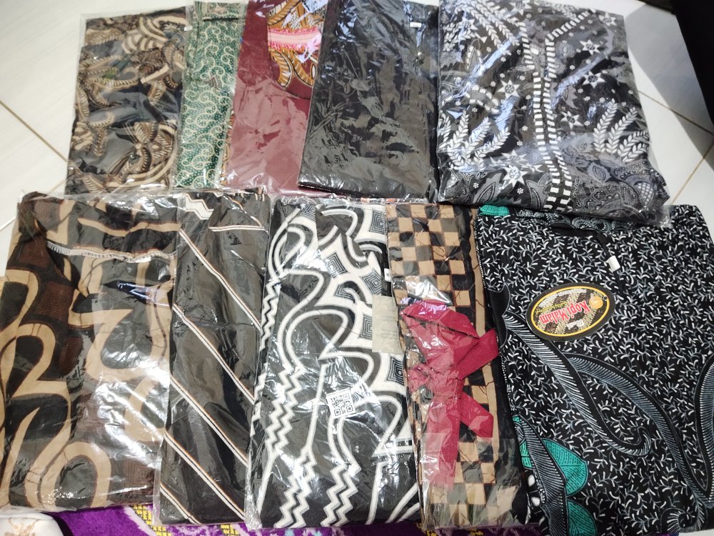 Atasan Batik Dolby Dolbi Dobby Doby Tenun Sutra Tulis Halus Katun Atbm Baron ,sarombit Atasan
