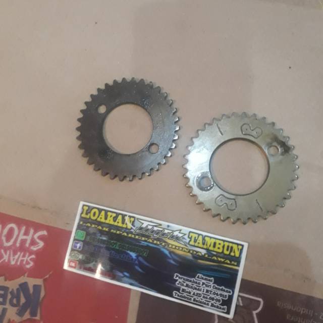 gigi sentrik atas tiger revo /tiger lama