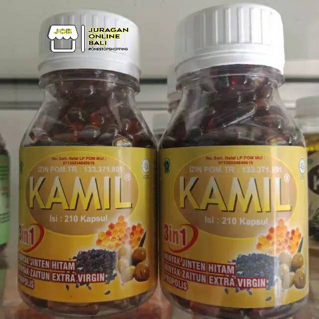 210 Kapsul HABBATUSSAUDA KAMIL 3 in 1 / Habbats Oil Kamil 3 in 1