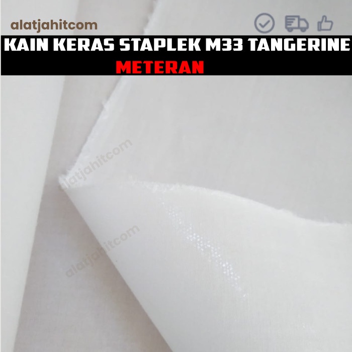 Kain Keras Staplek M33 Tangerine