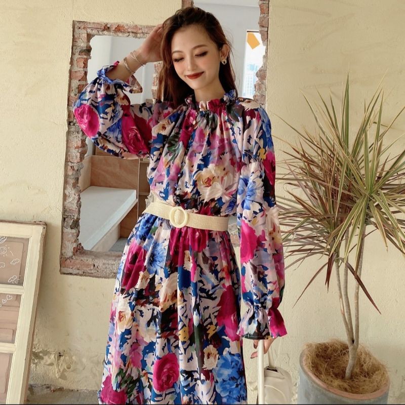 Sonia Maxi Dress Import 58870-Electric