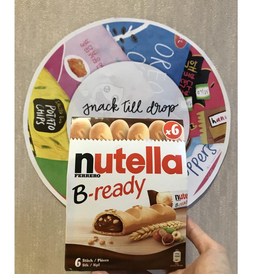 

[Gift] NUTELLA B-READY / Nutella Bready / Nutella B Ready - Biskuit Isi Nutella Coklat Import