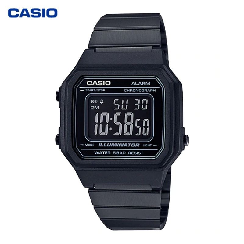 JAM TANGAN WANITA CASIO B-650WB-1B ORIGINAL - B650WB HITAM