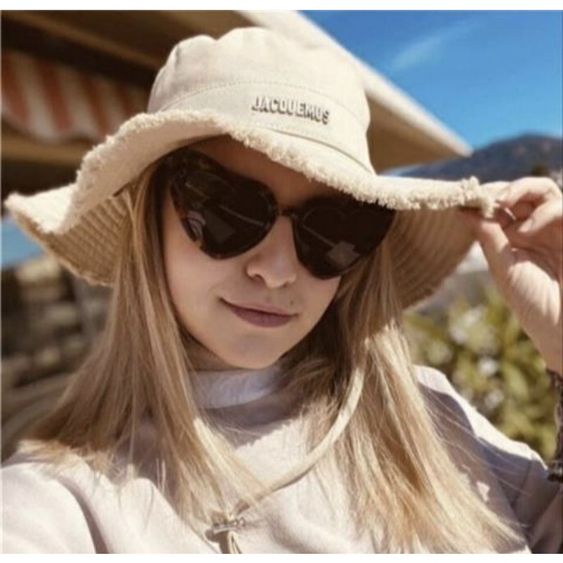 Topi Bucket Hat Ada Tali Pengikat / Bucket Hat Jacoemus