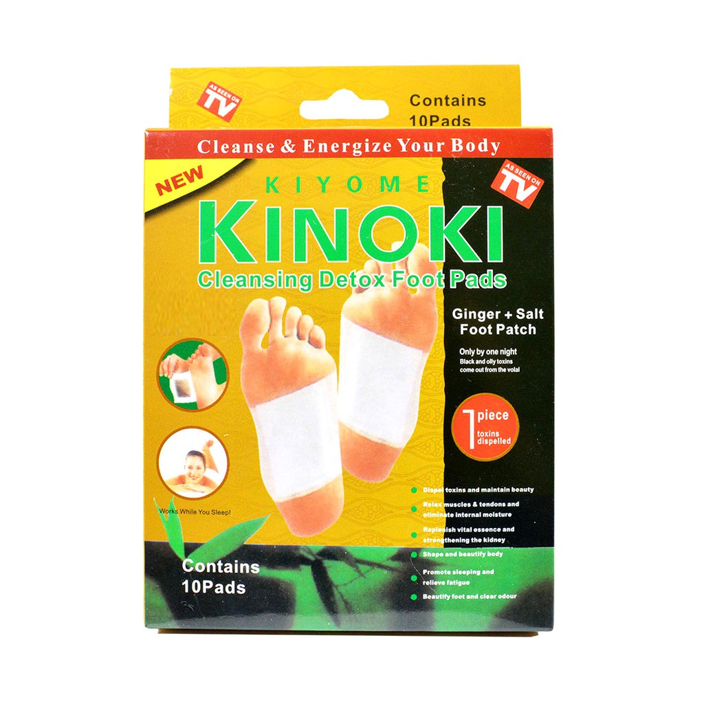 KINOKI GOLD JAHE GINGER SALT Detox Foot Pads GIRLSNEED77