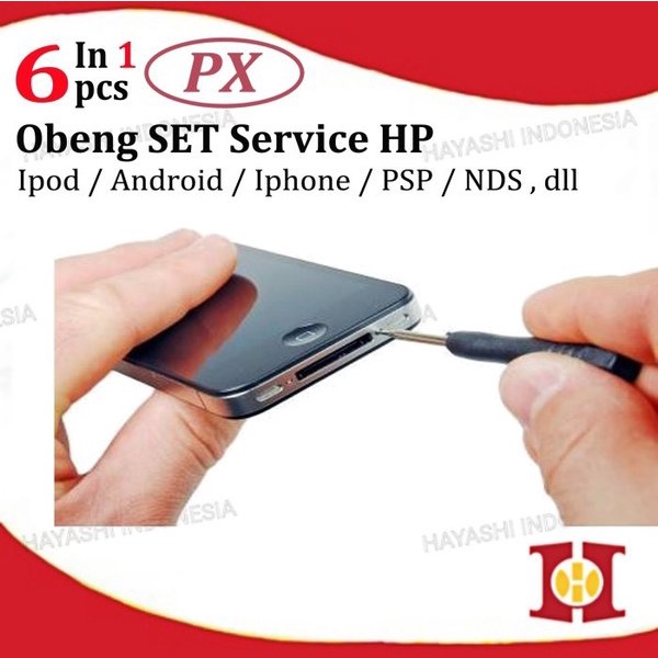 Obeng Set Tool Repair Service Kit Set Pembuka LCD HP Iphone Android