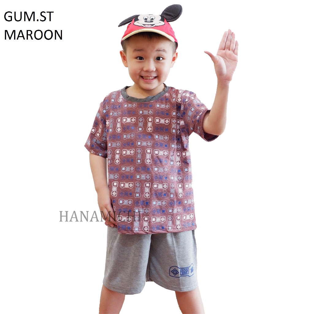 Hanamichi GUM.ST Setelan Anak Lengan Pendek