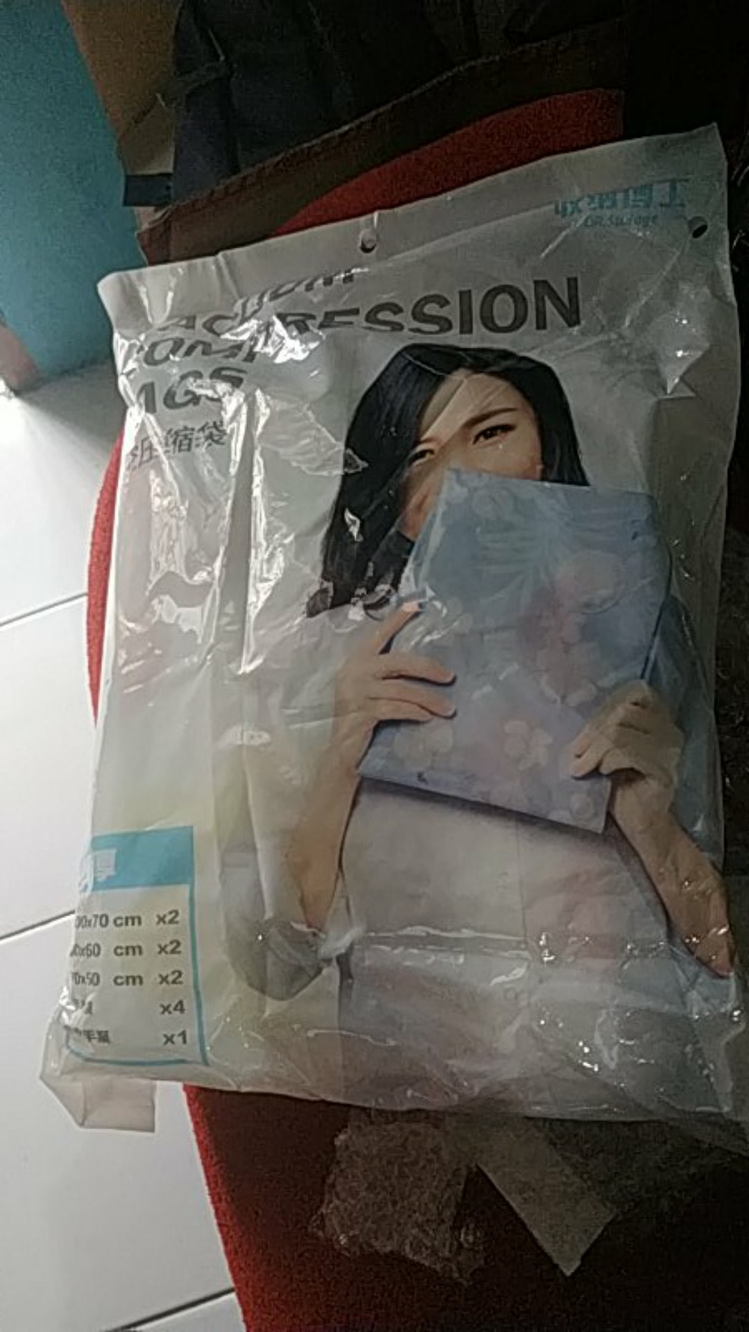 Kantong Pakaian Plastik Vakum 10 Pcs Free Pompa