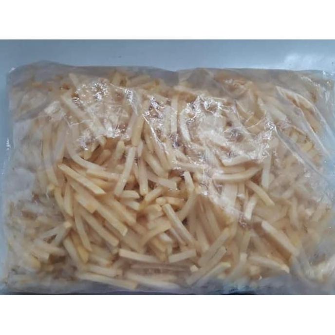 

MAKANAN BEKU / FRENCH FRIES KENTANG GORENG BEKU SHOESTRING 2.5KG NON COD