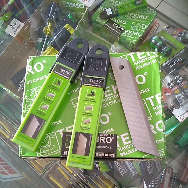 

Isi Kater TEKIRO 18mm 10pcs